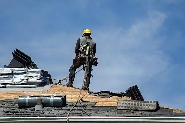 Professional Gutter Installation technician working in Port Barre, LA